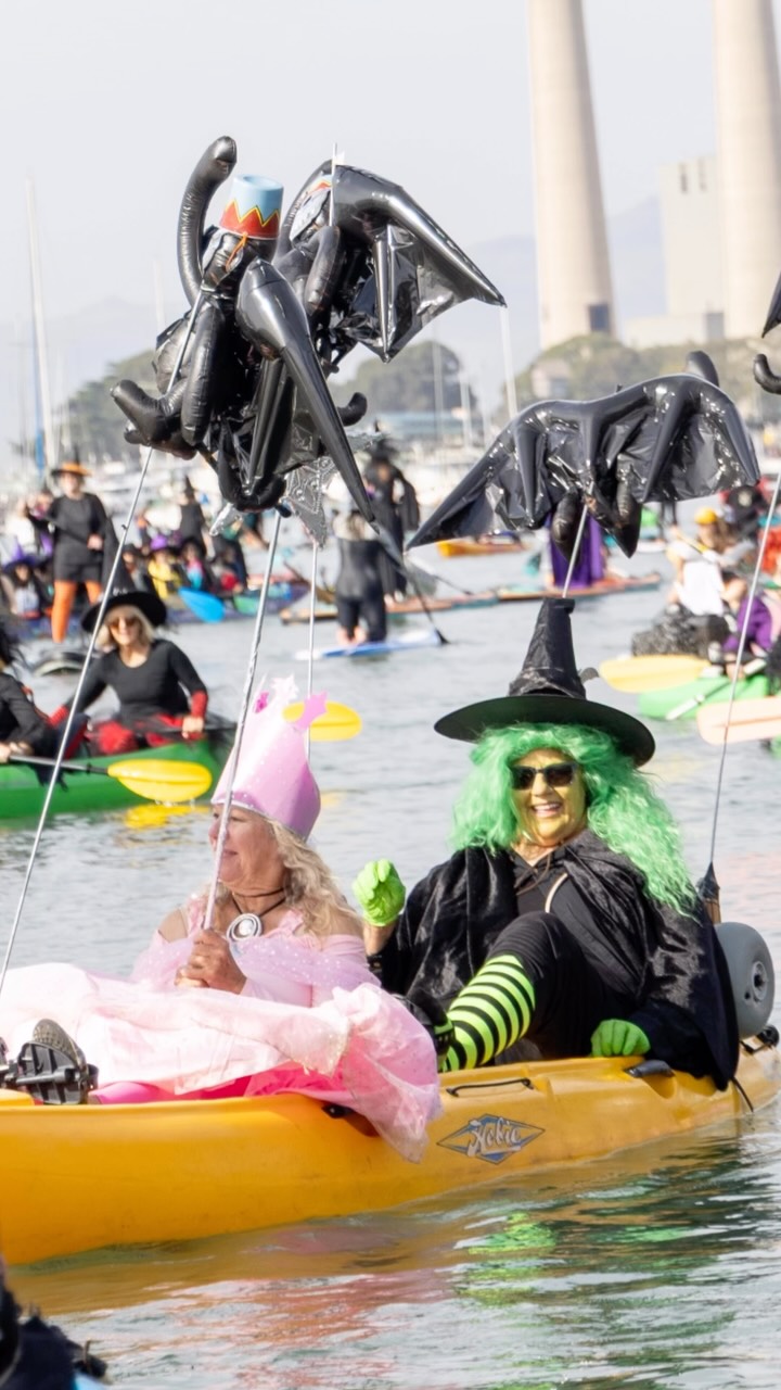 🧙‍♀️🧹 WITCHES & WARLOCKS PADDLE! 🌊🎃

Something spooky is brewing in Morro Bay! 👻 The annual Witches & Warlocks Paddle is back, bringing a whole coven of costumed witches, warlocks, and other magical creatures out onto the water! 🧙‍♂️🖤

Bring your camera, grab a spot along the waterfront, and get ready for a little Halloween magic! No broomstick required. 😉🧹

✨ WHEN, WHERE, & HOW TO WATCH 
🗓️ Saturday, October 24, 2026
⏰ 3–5 PM
📍 Anywhere along the waterfront on Embarcadero between Coleman Park and Tidelands Park

🧙‍♀️🧙‍♂️Want to join the paddle? Bring your costume and kayak, canoe, outrigger, or SUP and get ready to launch from Coleman Park at 3pm! No registration required ✨

#SanLuisObispoGuide #MorroBay #WitchesAndWarlocks #CentralCoastCalifornia HalloweenFun